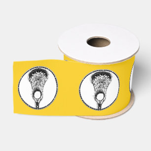 Lacrosse Team Yellow Grosgrain Lint