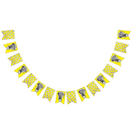 Lacrosse Team Yellow Vlaggetjes (Alle)