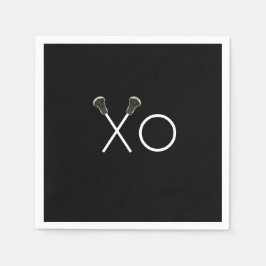 Lacrosse Team Zwart Servet