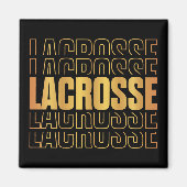 Lacrosse tekst magneet (Voorkant)