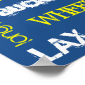 Lacrosse Terminology Poster! Poster (Hoek)