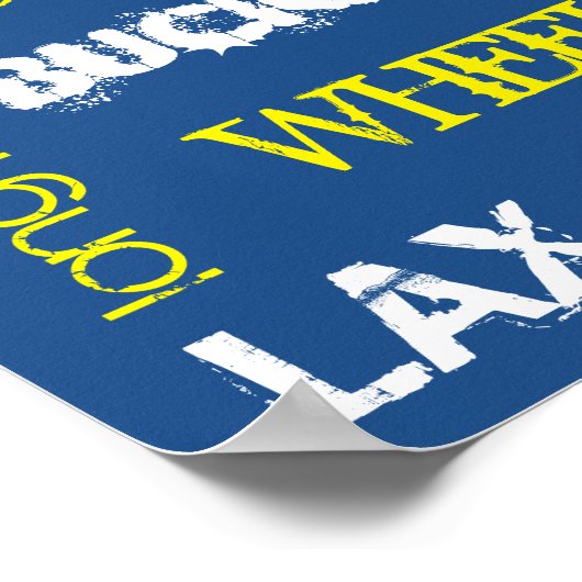 Lacrosse Terminology Poster! Poster (Hoek)