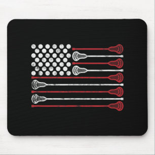 Lacrosse USA Flag Lax Muismat