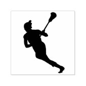 Lacrosse van de vrouw  zelfinktende stempel (Design)