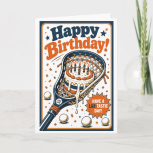 Lacrosse Verjaardag Grappige Lax Humor Sport Kaart