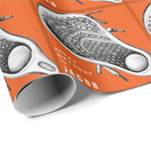 Lacrosse Verjaardagscadeau Inpakpapier