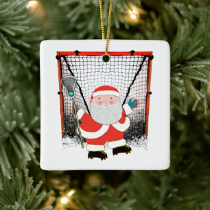 Lacrosse-verzamelobject Keramisch Ornament