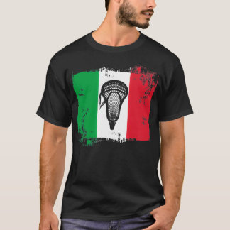 Lacrosse vlag met Stickhead Italië Klassieke Thirt T-shirt