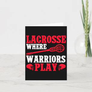 Lacrosse waar krijgers Lacrosse spelen Kaart