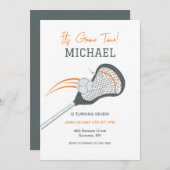 Lacrosse Wedstrijd Kaart (Voorkant / Achterkant)