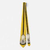 Lacrosse Yellow Gold Stropdas (Voorkant)