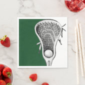 Lacrossefeest groen servet (Insitu)