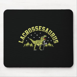 Lacrossesaurus Lacrosse Speler Lax Liefhebber Spor Muismat