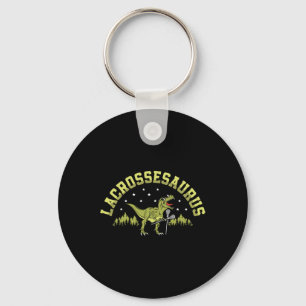 Lacrossesaurus Lacrosse Speler Lax Liefhebber Spor Sleutelhanger