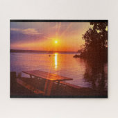 LACS À DOIGTS CAYUGA LAKE JIGSAW PUZZLE (Horizontal)