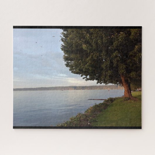 LACS À DOIGTS CAYUGA LAKE JIGSAW PUZZLE (Horizontal)