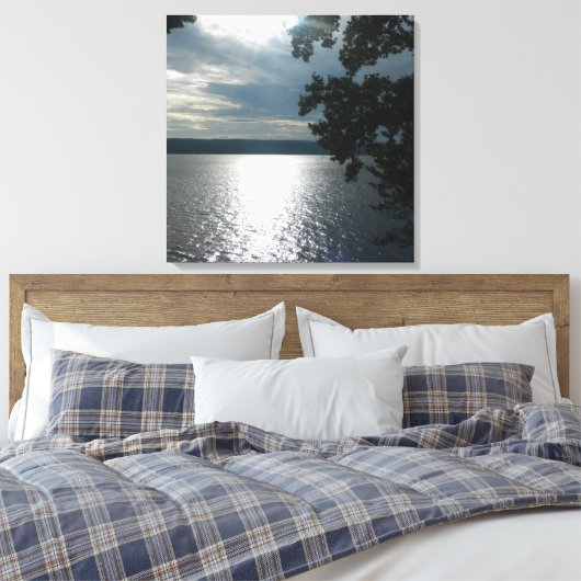 LACS À DOIGTS, toile du LAC CAYUGA (Insitu(Chambre))