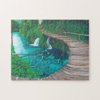 Lacs Croatie Plitvice de puzzle