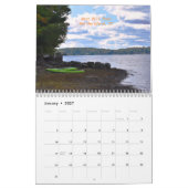 Lacs du calendrier de collines du Connecticut (Jan 2027)