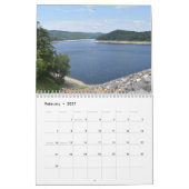 Lacs du calendrier de collines du Connecticut (Feb 2027)