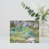 Lacs Plitvice, Croatie - Carte postale du parc nat (Debout devant)