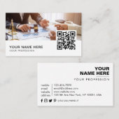 lactatie consultant visitekaartjes QR Code (Voorkant / Achterkant)