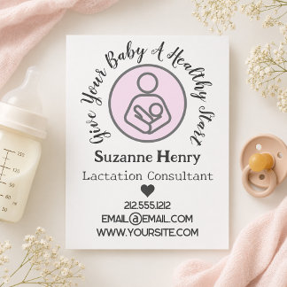 Lactatieadviseur Borstvoeding Leche Baby Flyer