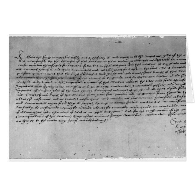 L'acte de suprématie (Devant horizontal)