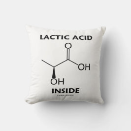 Lactic Acid Inside Chemistry Molecule Kussen