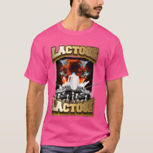Lactose intolerant, grappig sarcasme vreemd specif t-shirt
