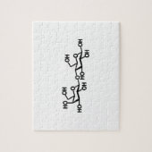 Lactose Melkstructuur Legpuzzel (Verticaal)