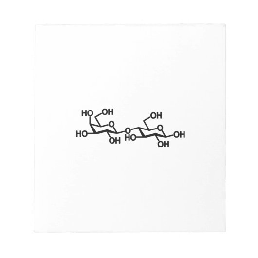 Lactose Melkstructuur Notitieblok (Voorkant)