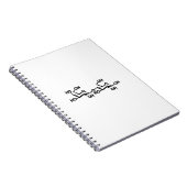 Lactose Melkstructuur Notitieboek (Rechterzijde)