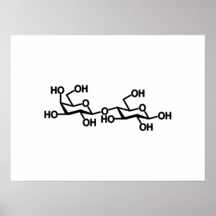Lactose Melkstructuur Poster