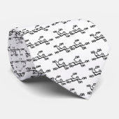 Lactose Melkstructuur Stropdas (Opgerold)