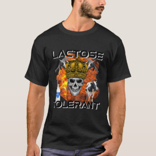 Lactose Tolerant Grappig Trendy Design Meme T-shirt