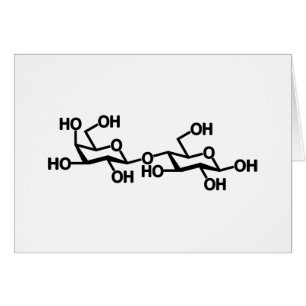 Lactose Wenskaart melkstructuur