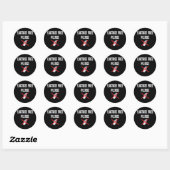Lactosevrij alstublieft ronde sticker (Vel)