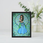 Lacy Belly Dancer Briefkaart (Staand voorkant)