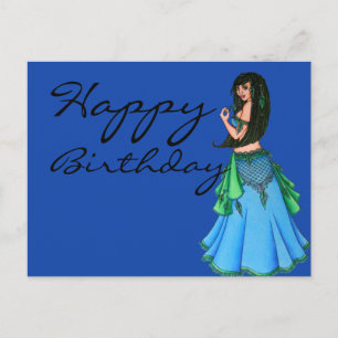 Lacy Belly Dancer Briefkaart
