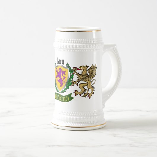 Lacy Irish Shield Bierpul (Voorkant rechts)