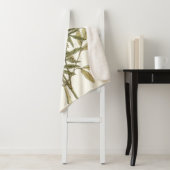 Lacy Leaves - Flowers en Greenery Sherpa Deken (In situ)