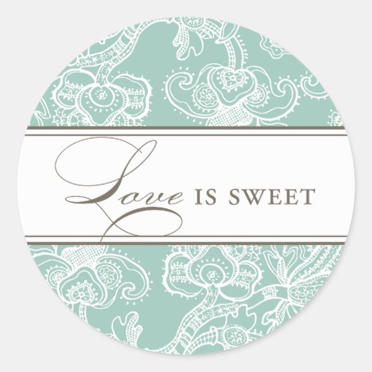 Lacy Love is Sweet Sticker (Devant)