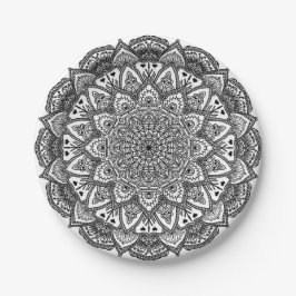 Lacy Mandala Paper-Borden Papieren Bordje