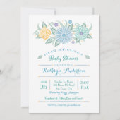 Lacy Mason Baby shower C'est une Invitation de gar (Dos)