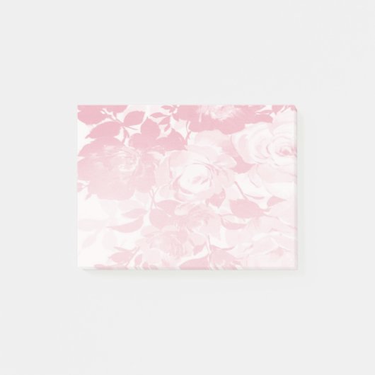Lacy roze flower post-it® notes (Voorkant)