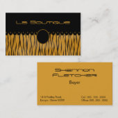 Lacy Tigress Visitekaartje (Voorkant / Achterkant)