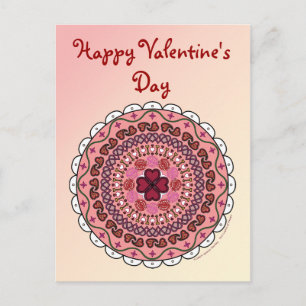 Lacy Valentijnsdag Briefkaart