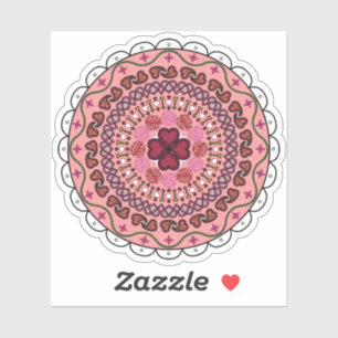 Lacy Valentijnsdag Contour Sticker