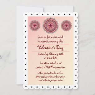 Lacy Valentine's Day Party Invitation